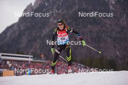 16.01.2015, Ruhpolding, Germany (GER): Marine Bolliet (FRA)  - IBU world cup biathlon, sprint women, Ruhpolding (GER). www.nordicfocus.com. © Manzoni/NordicFocus. Every downloaded picture is fee-liable.