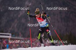 16.01.2015, Ruhpolding, Germany (GER): Marie Dorin (FRA)  - IBU world cup biathlon, sprint women, Ruhpolding (GER). www.nordicfocus.com. © Manzoni/NordicFocus. Every downloaded picture is fee-liable.