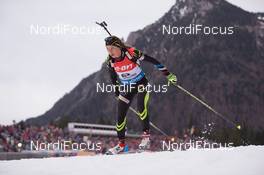 16.01.2015, Ruhpolding, Germany (GER): Marine Bolliet (FRA)  - IBU world cup biathlon, sprint women, Ruhpolding (GER). www.nordicfocus.com. © Manzoni/NordicFocus. Every downloaded picture is fee-liable.