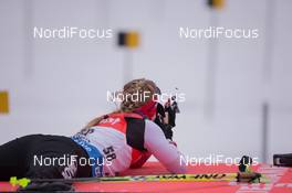 16.01.2015, Ruhpolding, Germany (GER): Audrey Vaillancourt (CAN)  - IBU world cup biathlon, sprint women, Ruhpolding (GER). www.nordicfocus.com. © Manzoni/NordicFocus. Every downloaded picture is fee-liable.