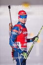 24.01.2015, Antholz, Italy (ITA): Artem Pryma (URK) - IBU world cup biathlon, pursuit men, Antholz (ITA). www.nordicfocus.com. © Manzoni/NordicFocus. Every downloaded picture is fee-liable.