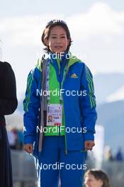 24.01.2015, Antholz, Italy (ITA): Nami Kim (KOR) IBU vice president - IBU world cup biathlon, pursuit men, Antholz (ITA). www.nordicfocus.com. © Manzoni/NordicFocus. Every downloaded picture is fee-liable.