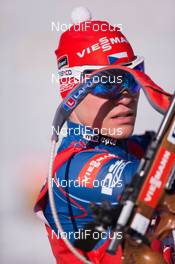 24.01.2015, Antholz, Italy (ITA): Michal Krcmar (CZE) - IBU world cup biathlon, pursuit men, Antholz (ITA). www.nordicfocus.com. © Manzoni/NordicFocus. Every downloaded picture is fee-liable.