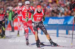 24.01.2015, Antholz, Italy (ITA): Benedikt Doll (GER) - IBU world cup biathlon, pursuit men, Antholz (ITA). www.nordicfocus.com. © Manzoni/NordicFocus. Every downloaded picture is fee-liable.