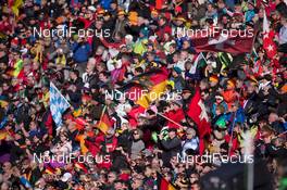 24.01.2015, Antholz, Italy (ITA): Event Feature: Fans with flags - IBU world cup biathlon, pursuit men, Antholz (ITA). www.nordicfocus.com. © Manzoni/NordicFocus. Every downloaded picture is fee-liable.
