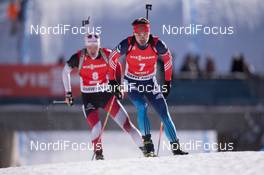 24.01.2015, Antholz, Italy (ITA): Anton Shipulin (RUS) - IBU world cup biathlon, pursuit men, Antholz (ITA). www.nordicfocus.com. © Manzoni/NordicFocus. Every downloaded picture is fee-liable.
