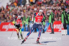 24.01.2015, Antholz, Italy (ITA): Tracy Barnes (USA) - IBU world cup biathlon, pursuit men, Antholz (ITA). www.nordicfocus.com. © Manzoni/NordicFocus. Every downloaded picture is fee-liable.
