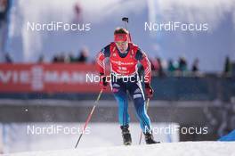 24.01.2015, Antholz, Italy (ITA): Dmitry Malyshko (RUS) - IBU world cup biathlon, pursuit men, Antholz (ITA). www.nordicfocus.com. © Manzoni/NordicFocus. Every downloaded picture is fee-liable.