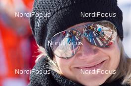 24.01.2015, Antholz, Italy (ITA): Nicole Resch (GER) IBU secretary general  - IBU world cup biathlon, pursuit men, Antholz (ITA). www.nordicfocus.com. © Manzoni/NordicFocus. Every downloaded picture is fee-liable.