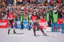 24.01.2015, Antholz, Italy (ITA): Christian Gow (CAN) - IBU world cup biathlon, pursuit men, Antholz (ITA). www.nordicfocus.com. © Manzoni/NordicFocus. Every downloaded picture is fee-liable.