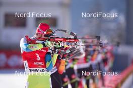 24.01.2015, Antholz, Italy (ITA): Jakov Fak (SLO) - IBU world cup biathlon, pursuit men, Antholz (ITA). www.nordicfocus.com. © Manzoni/NordicFocus. Every downloaded picture is fee-liable.