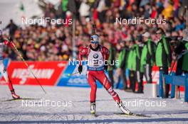 24.01.2015, Antholz, Italy (ITA): Federica Sanfilippo (ITA) - IBU world cup biathlon, pursuit women, Antholz (ITA). www.nordicfocus.com. © Manzoni/NordicFocus. Every downloaded picture is fee-liable.