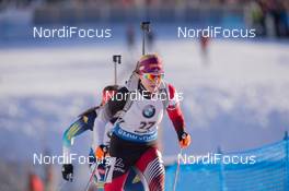 24.01.2015, Antholz, Italy (ITA): Lise Theresa Hauser (AUT) - IBU world cup biathlon, pursuit women, Antholz (ITA). www.nordicfocus.com. © Manzoni/NordicFocus. Every downloaded picture is fee-liable.