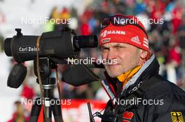 24.01.2015, Antholz, Italy (ITA): Gerald Hoenig (GER) coach Team Germany - IBU world cup biathlon, pursuit women, Antholz (ITA). www.nordicfocus.com. © Manzoni/NordicFocus. Every downloaded picture is fee-liable.