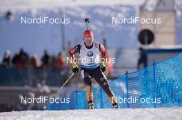 24.01.2015, Antholz, Italy (ITA): Laura Dahlmeier (GER) - IBU world cup biathlon, pursuit women, Antholz (ITA). www.nordicfocus.com. © Manzoni/NordicFocus. Every downloaded picture is fee-liable.