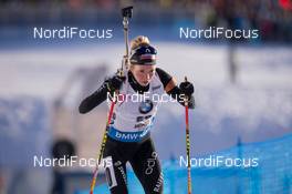 24.01.2015, Antholz, Italy (ITA): Elisa Gasparin (SUI) - IBU world cup biathlon, pursuit women, Antholz (ITA). www.nordicfocus.com. © Manzoni/NordicFocus. Every downloaded picture is fee-liable.