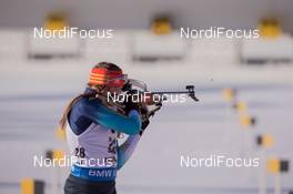24.01.2015, Antholz, Italy (ITA): Iryna Varvynets (UKR) - IBU world cup biathlon, pursuit women, Antholz (ITA). www.nordicfocus.com. © Manzoni/NordicFocus. Every downloaded picture is fee-liable.