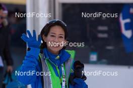 24.01.2015, Antholz, Italy (ITA): Nami Kim (KOR) IBU vice president - IBU world cup biathlon, pursuit women, Antholz (ITA). www.nordicfocus.com. © Manzoni/NordicFocus. Every downloaded picture is fee-liable.
