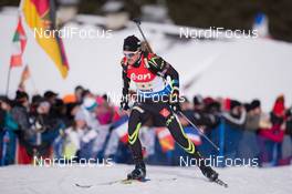 25.01.2015, Antholz, Italy (ITA): Simon Desthieux (FRA) - IBU world cup biathlon, relay men, Antholz (ITA). www.nordicfocus.com. © Manzoni/NordicFocus. Every downloaded picture is fee-liable.