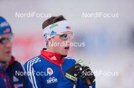 25.01.2015, Antholz, Italy (ITA): Sean Doherty (USA) - IBU world cup biathlon, relay men, Antholz (ITA). www.nordicfocus.com. © Manzoni/NordicFocus. Every downloaded picture is fee-liable.