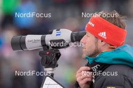 25.01.2015, Antholz, Italy (ITA): Mark Kirchner (GER) coach Team Germany - IBU world cup biathlon, relay men, Antholz (ITA). www.nordicfocus.com. © Manzoni/NordicFocus. Every downloaded picture is fee-liable.