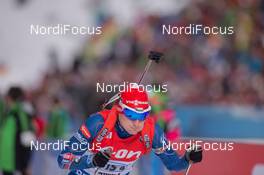 25.01.2015, Antholz, Italy (ITA): Ondrej Moravec (CZE) - IBU world cup biathlon, relay men, Antholz (ITA). www.nordicfocus.com. © Manzoni/NordicFocus. Every downloaded picture is fee-liable.