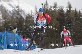 25.01.2015, Antholz, Italy (ITA): Brendan Green (CAN) - IBU world cup biathlon, relay men, Antholz (ITA). www.nordicfocus.com. © Manzoni/NordicFocus. Every downloaded picture is fee-liable.
