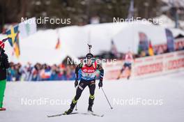 25.01.2015, Antholz, Italy (ITA): Quentin Fillon Maillet (FRA) - IBU world cup biathlon, relay men, Antholz (ITA). www.nordicfocus.com. © Manzoni/NordicFocus. Every downloaded picture is fee-liable.