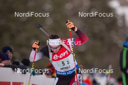 25.01.2015, Antholz, Italy (ITA): David Komatz (AUT) - IBU world cup biathlon, relay men, Antholz (ITA). www.nordicfocus.com. © Manzoni/NordicFocus. Every downloaded picture is fee-liable.