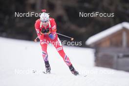 25.01.2015, Antholz, Italy (ITA): Ole Einar Bjoerndalen (NOR) - IBU world cup biathlon, relay men, Antholz (ITA). www.nordicfocus.com. © Manzoni/NordicFocus. Every downloaded picture is fee-liable.