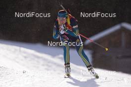 25.01.2015, Antholz, Italy (ITA): Elisabeth Hoegberg (SWE) - IBU world cup biathlon, relay women, Antholz (ITA). www.nordicfocus.com. © Manzoni/NordicFocus. Every downloaded picture is fee-liable.