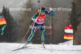 25.01.2015, Antholz, Italy (ITA): Elisabeth Hoegberg (SWE) - IBU world cup biathlon, relay women, Antholz (ITA). www.nordicfocus.com. © Manzoni/NordicFocus. Every downloaded picture is fee-liable.