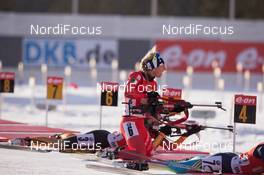 25.01.2015, Antholz, Italy (ITA): Federica Sanfilippo (ITA) - IBU world cup biathlon, relay women, Antholz (ITA). www.nordicfocus.com. © Manzoni/NordicFocus. Every downloaded picture is fee-liable.
