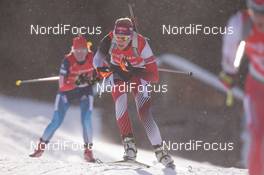 25.01.2015, Antholz, Italy (ITA): Lise Theresa Hauser (AUT) - IBU world cup biathlon, relay women, Antholz (ITA). www.nordicfocus.com. © Manzoni/NordicFocus. Every downloaded picture is fee-liable.