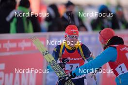 25.01.2015, Antholz, Italy (ITA): Valj Semerenko (UKR) - IBU world cup biathlon, relay women, Antholz (ITA). www.nordicfocus.com. © Manzoni/NordicFocus. Every downloaded picture is fee-liable.