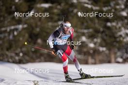 22.01.2015, Antholz, Italy (ITA): Daniel Mesotitsch (AUT) - IBU world cup biathlon, sprint men, Antholz (ITA). www.nordicfocus.com. © Manzoni/NordicFocus. Every downloaded picture is fee-liable.