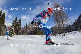 22.01.2015, Antholz, Italy (ITA): Michal Slesingr (CZE) - IBU world cup biathlon, sprint men, Antholz (ITA). www.nordicfocus.com. © Manzoni/NordicFocus. Every downloaded picture is fee-liable.