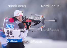 22.01.2015, Antholz, Italy (ITA): Simon Eder (AUT) - IBU world cup biathlon, sprint men, Antholz (ITA). www.nordicfocus.com. © Manzoni/NordicFocus. Every downloaded picture is fee-liable.