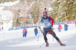 22.01.2015, Antholz, Italy (ITA): Scott Gow (CAN) - IBU world cup biathlon, sprint men, Antholz (ITA). www.nordicfocus.com. © Manzoni/NordicFocus. Every downloaded picture is fee-liable.