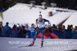 22.01.2015, Antholz, Italy (ITA): Lowell Bailey (USA) - IBU world cup biathlon, sprint men, Antholz (ITA). www.nordicfocus.com. © Manzoni/NordicFocus. Every downloaded picture is fee-liable.