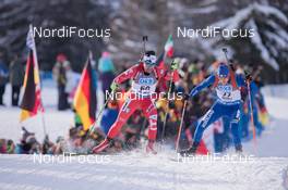 22.01.2015, Antholz, Italy (ITA): Thomas Bormolini (ITA) - IBU world cup biathlon, sprint men, Antholz (ITA). www.nordicfocus.com. © Manzoni/NordicFocus. Every downloaded picture is fee-liable.