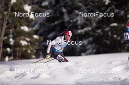 22.01.2015, Antholz, Italy (ITA): Nathan Smith (CAN) - IBU world cup biathlon, sprint men, Antholz (ITA). www.nordicfocus.com. © Manzoni/NordicFocus. Every downloaded picture is fee-liable.