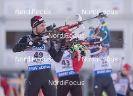 22.01.2015, Antholz, Italy (ITA): Benjamin Weger (SUI) - IBU world cup biathlon, sprint men, Antholz (ITA). www.nordicfocus.com. © Manzoni/NordicFocus. Every downloaded picture is fee-liable.