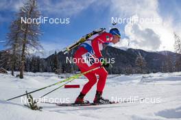 22.01.2015, Antholz, Italy (ITA): Lukas Hofer (ITA) - IBU world cup biathlon, sprint men, Antholz (ITA). www.nordicfocus.com. © Manzoni/NordicFocus. Every downloaded picture is fee-liable.