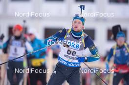 22.01.2015, Antholz, Italy (ITA): Thorstein Stenersen (SWE) - IBU world cup biathlon, sprint men, Antholz (ITA). www.nordicfocus.com. © Manzoni/NordicFocus. Every downloaded picture is fee-liable.