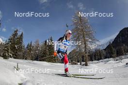 23.01.2015, Antholz, Italy (ITA): Katharina Innerhofer (AUT) - IBU world cup biathlon, sprint women, Antholz (ITA). www.nordicfocus.com. © Manzoni/NordicFocus. Every downloaded picture is fee-liable.