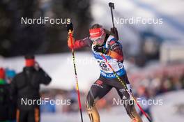 23.01.2015, Antholz, Italy (ITA): Franziska Hildebrand (GER) - IBU world cup biathlon, sprint women, Antholz (ITA). www.nordicfocus.com. © Manzoni/NordicFocus. Every downloaded picture is fee-liable.