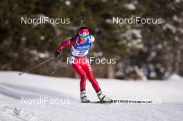 23.01.2015, Antholz, Italy (ITA): Fuyuko Suzuki (JPN) - IBU world cup biathlon, sprint women, Antholz (ITA). www.nordicfocus.com. © Manzoni/NordicFocus. Every downloaded picture is fee-liable.