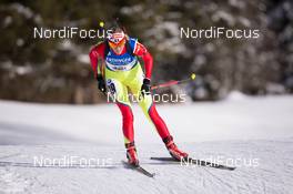 23.01.2015, Antholz, Italy (ITA): Eva Tofalvi (ROU) - IBU world cup biathlon, sprint women, Antholz (ITA). www.nordicfocus.com. © Manzoni/NordicFocus. Every downloaded picture is fee-liable.