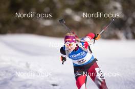 23.01.2015, Antholz, Italy (ITA): Lise Theresa Hauser (AUT) - IBU world cup biathlon, sprint women, Antholz (ITA). www.nordicfocus.com. © Manzoni/NordicFocus. Every downloaded picture is fee-liable.